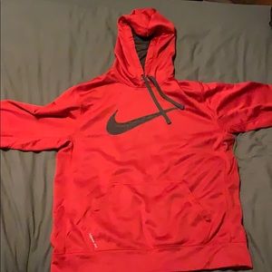 Red nike sweatshirt